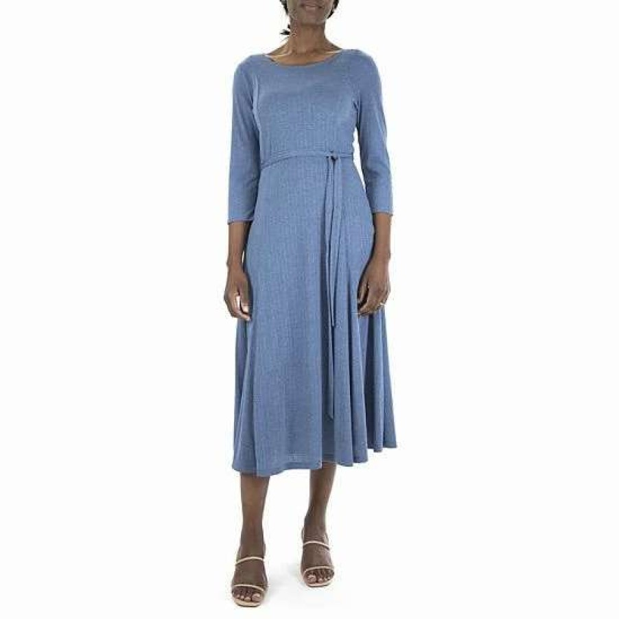 Womens * | Women'S Nina Leonard Sylvia Midi Dress