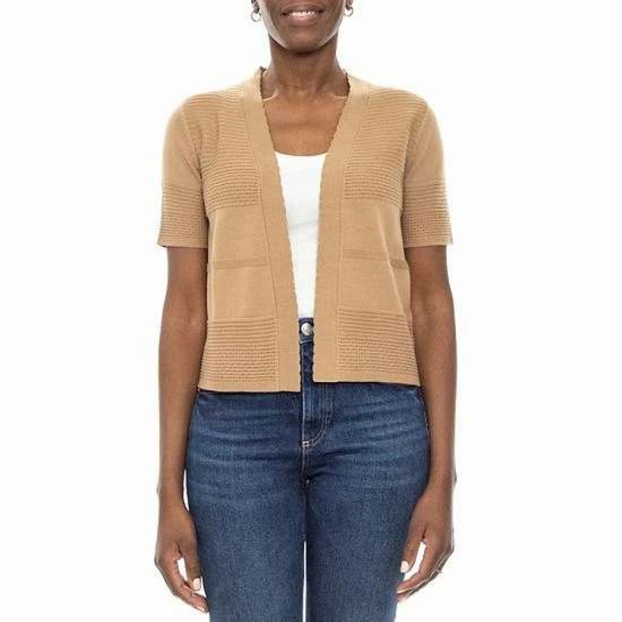 Womens * | Women'S Nina Leonard Stitched Cardigan