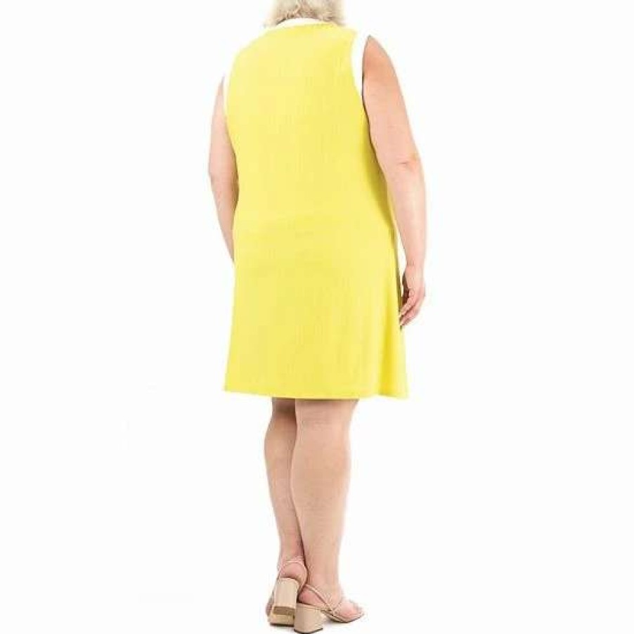 Womens * | Plus Size Nina Leonard Sleeveless Dress