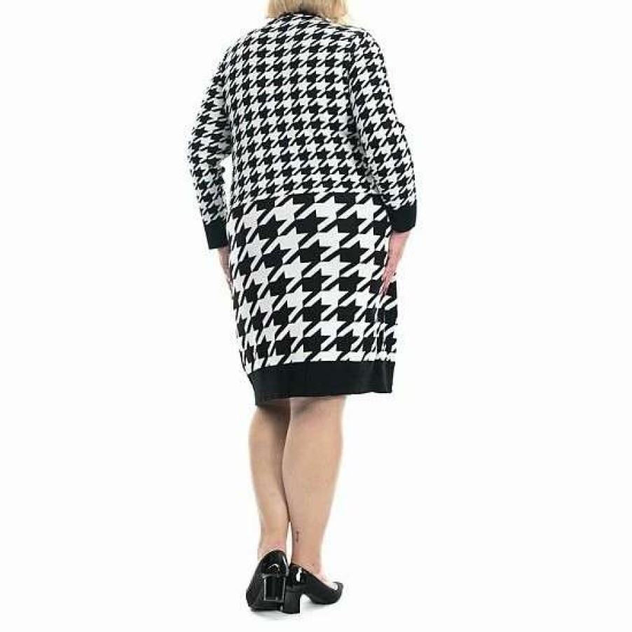 Womens * | Plus Size Nina Leonard Sweater Dress