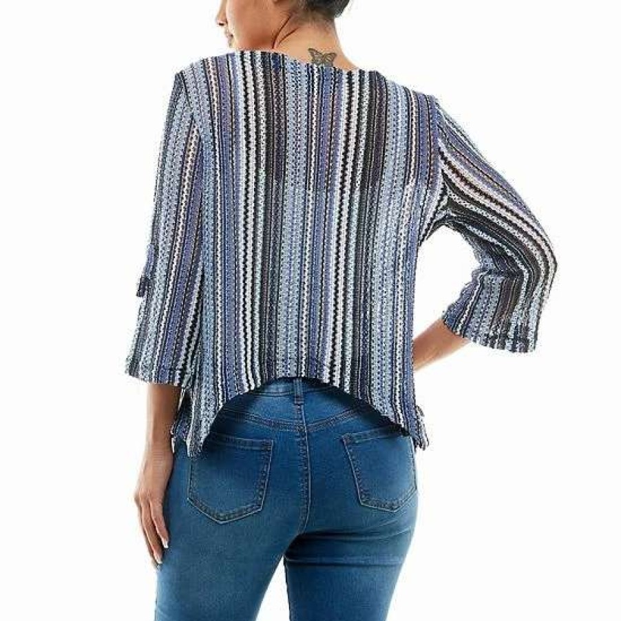 Womens * | Women'S Nina Leonard Button-Front Bolero